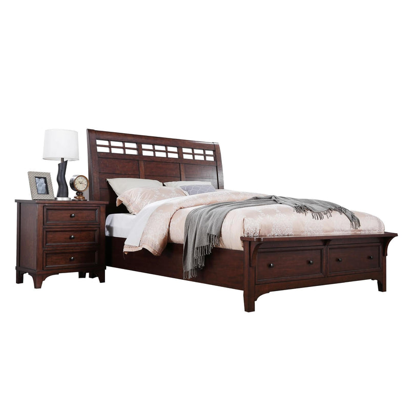 Winners Only Retreat King Sleigh Bed with Storage BR1001KS IMAGE 2
