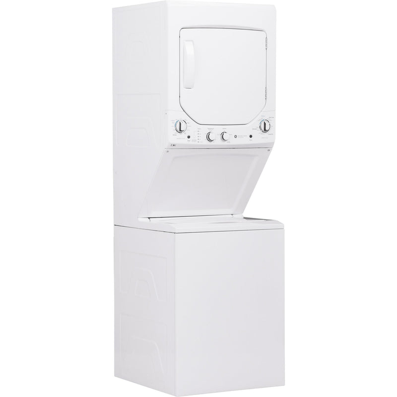 GE Stacked Washer Dryer Gas Laundry Center GUD24GSSMWW