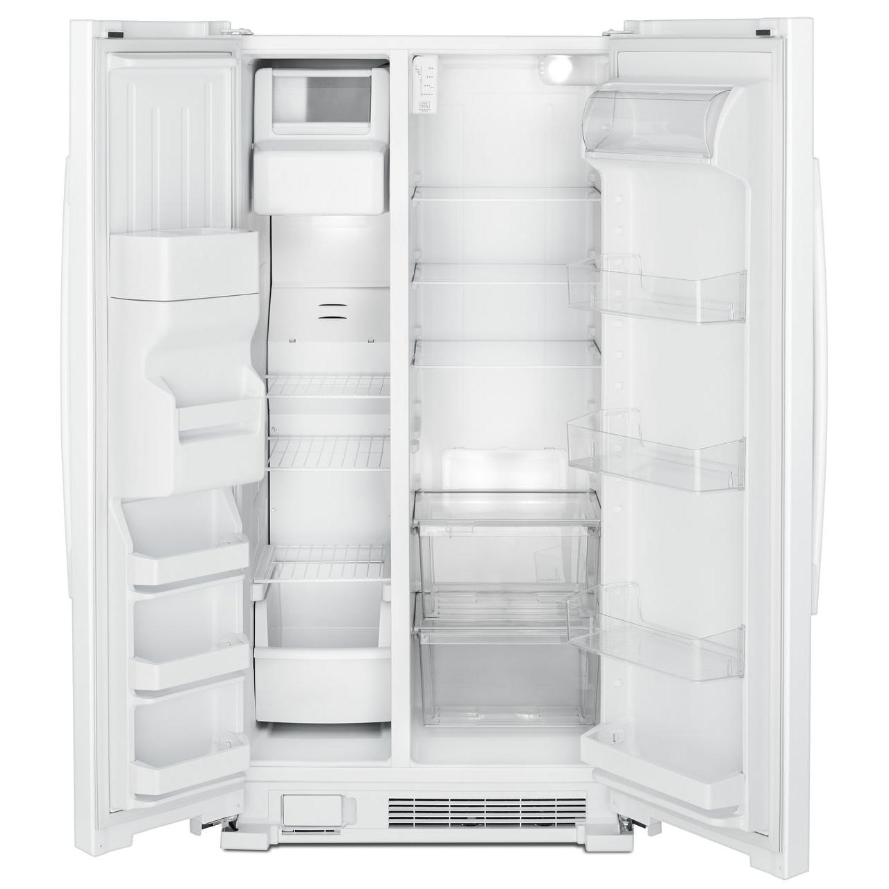 Amana 33-inch, 21.4 cu.ft. Freestanding side-by-side refrigerator with Water and Ice Dispensing System ASI2175GRW IMAGE 2