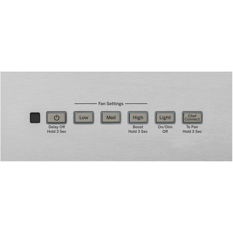 GE 30inch Wall Mount Range Hood with Chef Connect UVW8301SLSS