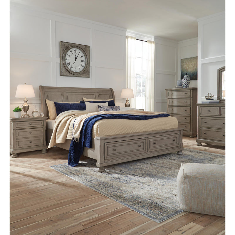 Signature Design by Ashley Lettner Queen Sleigh Bed with Storage B733-77/B733-74/B733-98 IMAGE 4