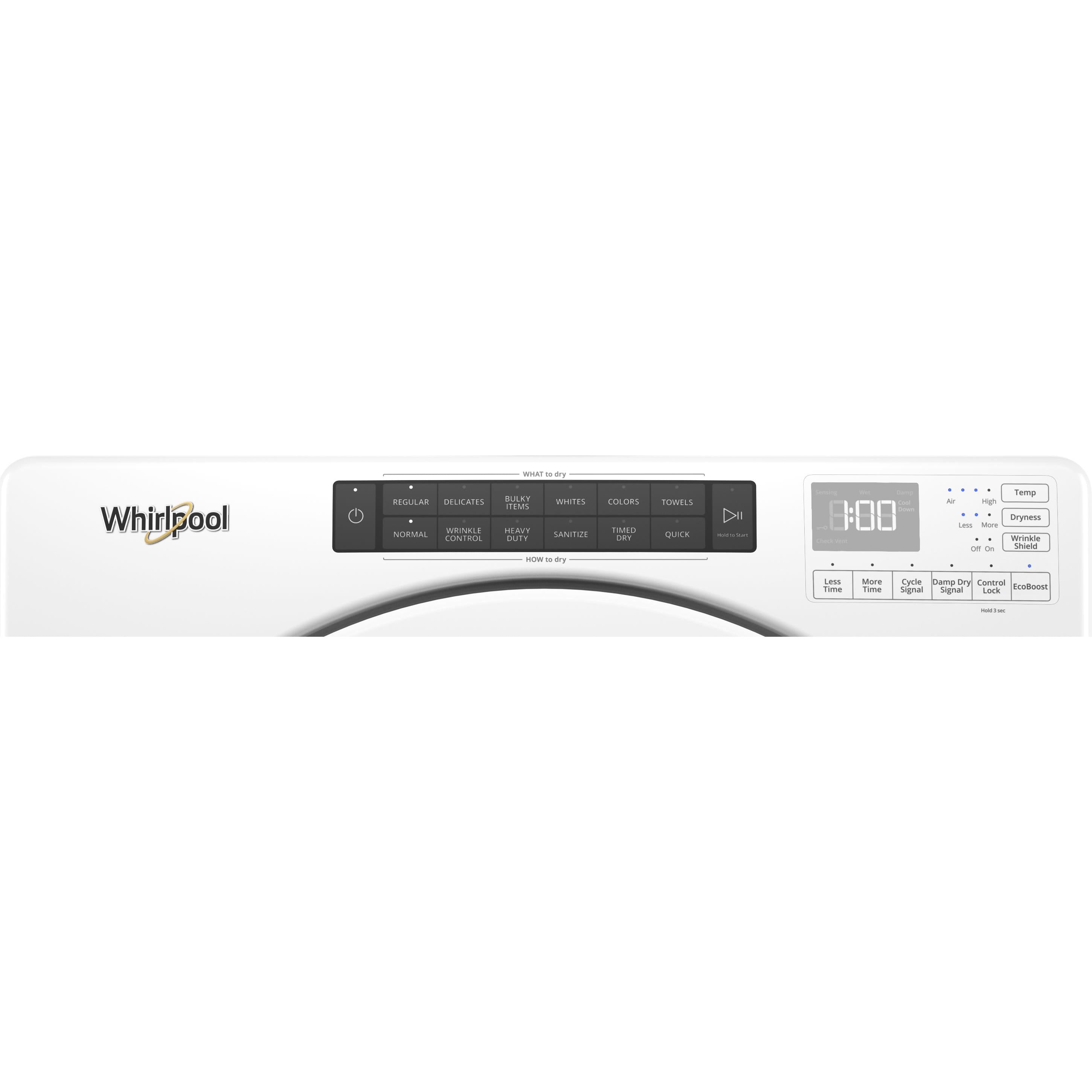 Whirlpool 7.4 cu.ft. Electric Dryer with Intuitive Touch Controls YWED560LHW IMAGE 2