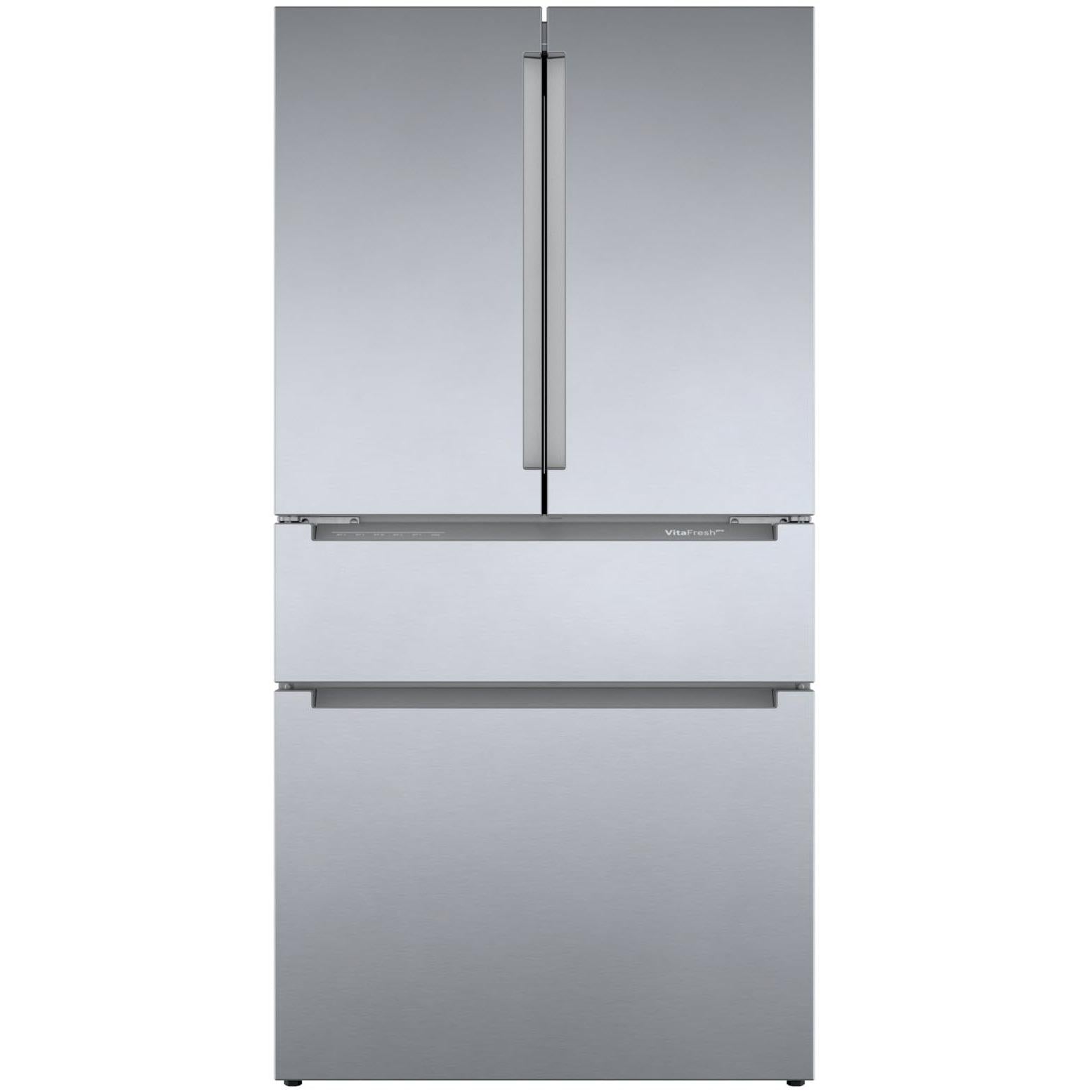 Bosch 36-inch, 21 cu.ft. Counter-Depth French 4-Door Refrigerator with VitaFreshPro™ Drawer B36CL80ENS IMAGE 1