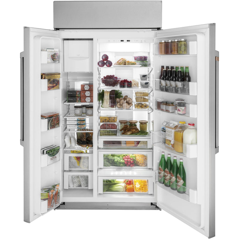 Café 42-inch, 25.2 cu. ft. Built-in Side-by-Side Refrigerator CSB42WP2NS1 IMAGE 3