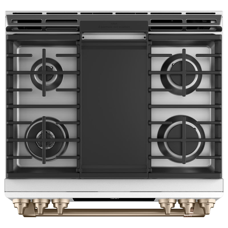 Café 30-inch Slide-in Dual Fuel Range with Warming Drawer CC2S900P4MW2 IMAGE 5