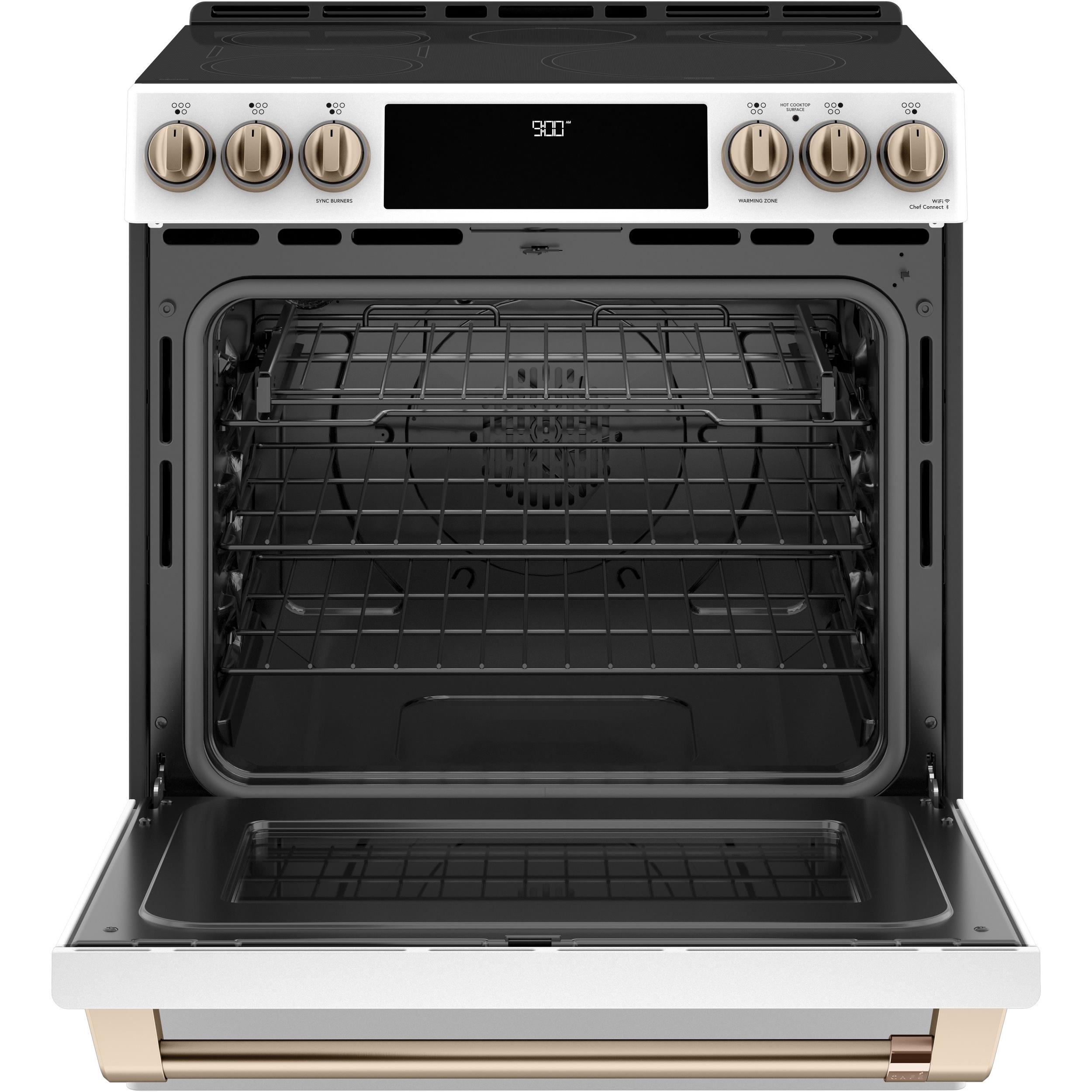 Café 30-inch Slide-in Induction Range with Warming Drawer CCHS900P4MW2 IMAGE 3