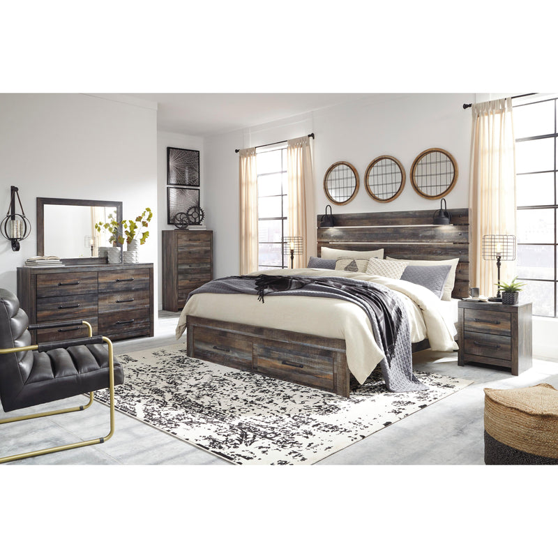 Signature Design by Ashley Drystan King Panel Bed with Storage B211-58/B211-56S/B211-97 IMAGE 7