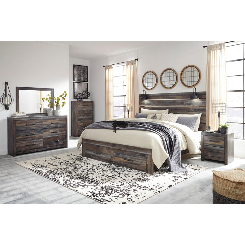 Signature Design by Ashley Drystan King Panel Bed with Storage B211-58/B211-56S/B211-97 IMAGE 8