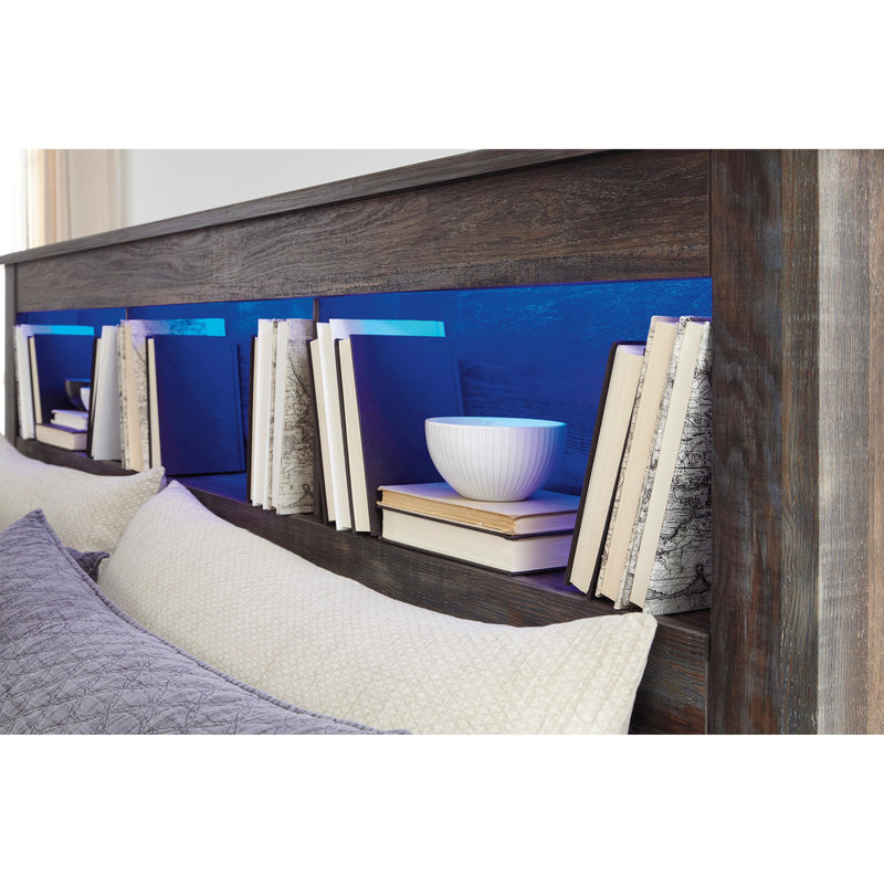 Signature Design by Ashley Drystan Queen Bookcase Bed with Storage B211-65/B211-54S/B211-96 IMAGE 3