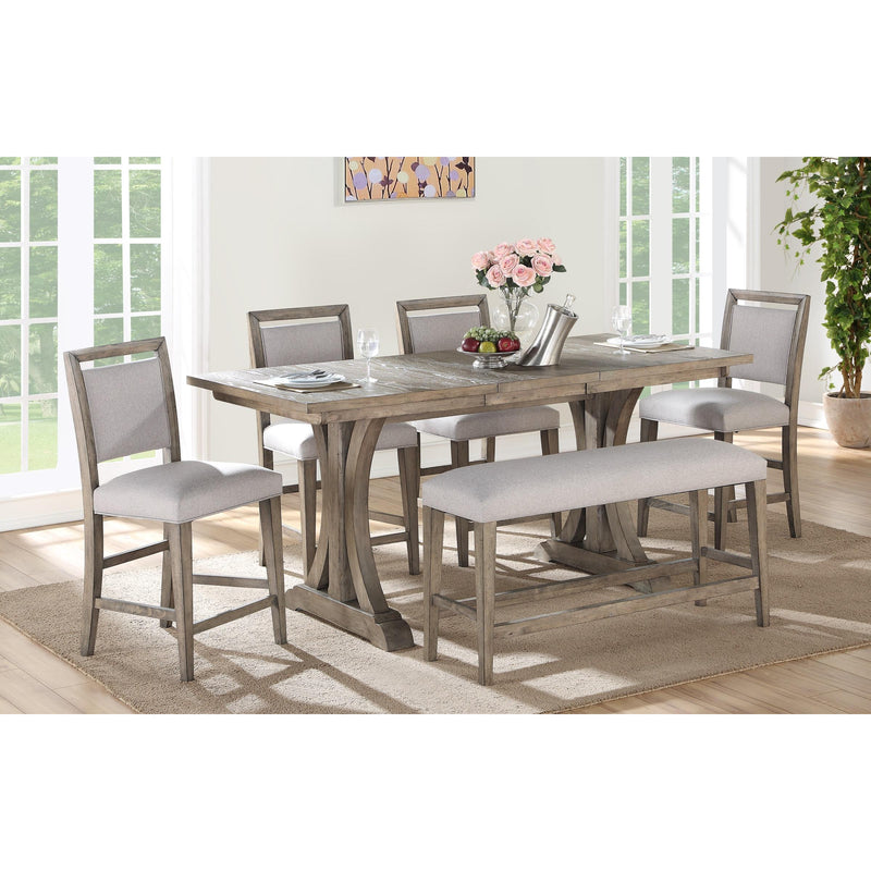 Winners Only Chatelaine Counter Height Dining Table with Pedestal Base T1-CH3678-G IMAGE 2