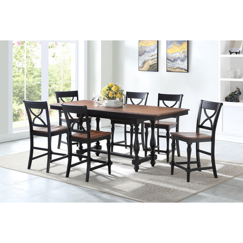 Winners Only Torrance Counter Height Dining Table with Trestle Base DTT33684SE IMAGE 2