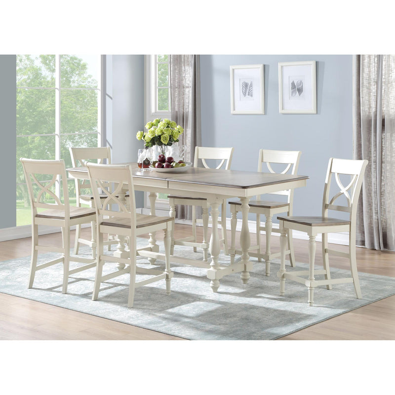 Winners Only Torrance Counter Height Dining Table with Trestle Base DTT33684GP IMAGE 2