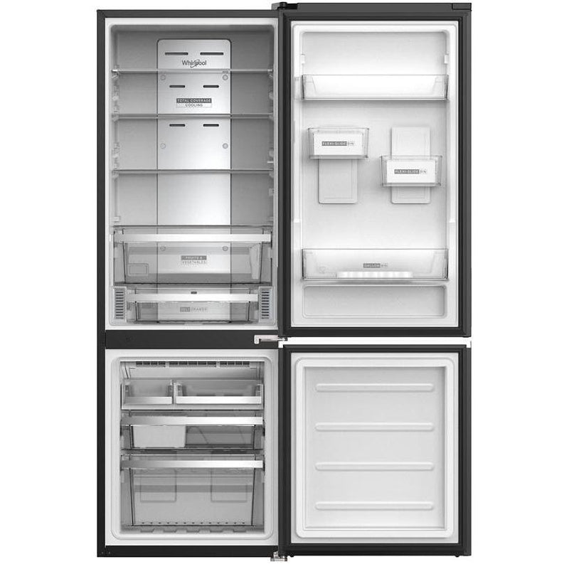 Whirlpool 24-inch, 12.9 cu.ft. Freestanding Bottom Freezer Refrigerator with Flexi-Slide™ Bins WRB533CZJB IMAGE 2
