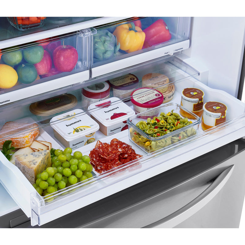 LG 33-inch, 26 cu. ft. Bottom Freezer Refrigerator with Door Cooling+ LRDCS2603S IMAGE 14