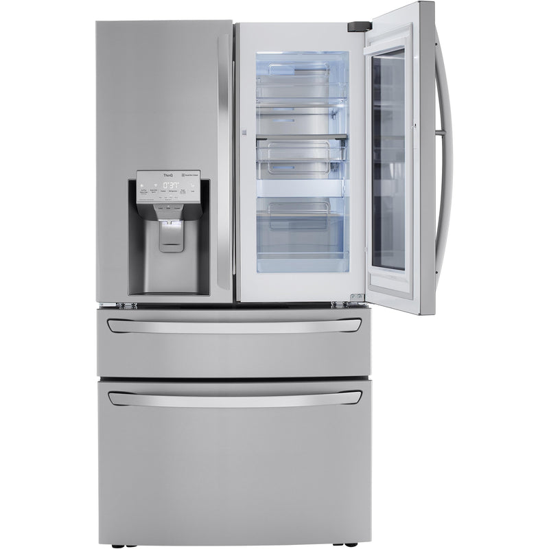 LG 30 cu. ft. French 4-Door Refrigerator with InstaView™ Door-in-Door® LRMVS3006S IMAGE 4