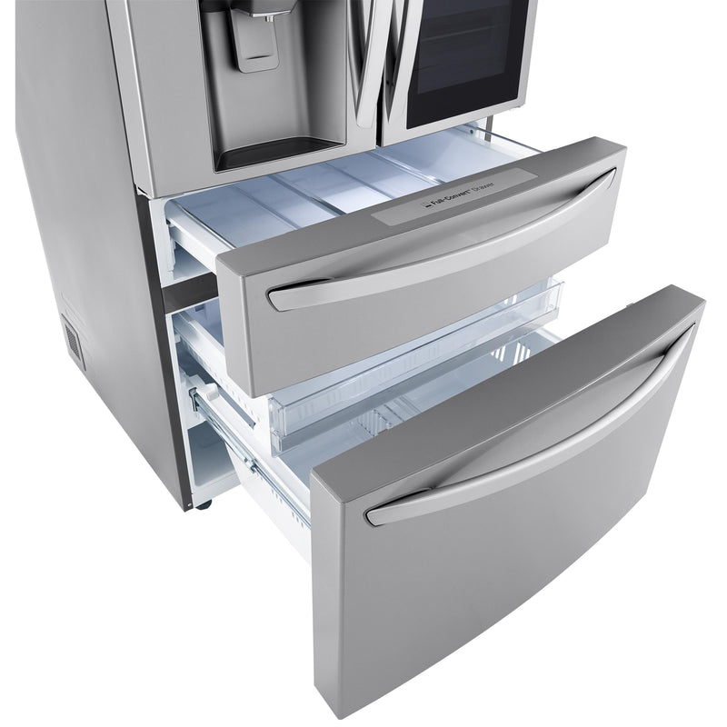 LG 30 cu. ft. French 4-Door Refrigerator with InstaView™ Door-in-Door® LRMVS3006S IMAGE 7