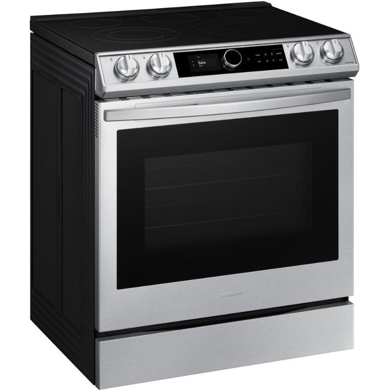 Samsung 30-inch Slide-in Electric Range with Wi-Fi Connectivity NE63T8711SS/AC IMAGE 2