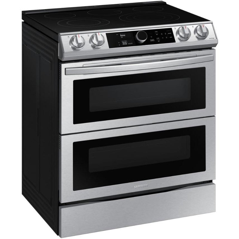 Samsung 30-inch Slide-in Electric Range with Wi-Fi Connectivity NE63T8751SS/AC IMAGE 2