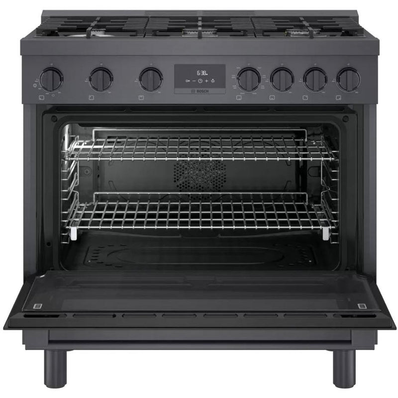 Bosch 36-inch Freestanding Dual Fuel Range with European Convection Technology HDS8645C IMAGE 6