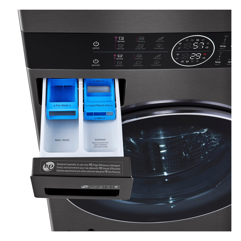 LG Stacked Washer/Dryer Gas Laundry Center with TurboWash™ 360 Technology WKGX201HBA IMAGE 5