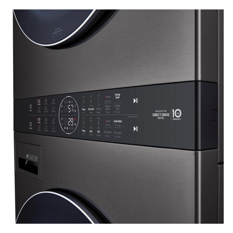 LG Stacked Washer/Dryer Gas Laundry Center with TurboWash™ 360 Technology WKGX201HBA IMAGE 8