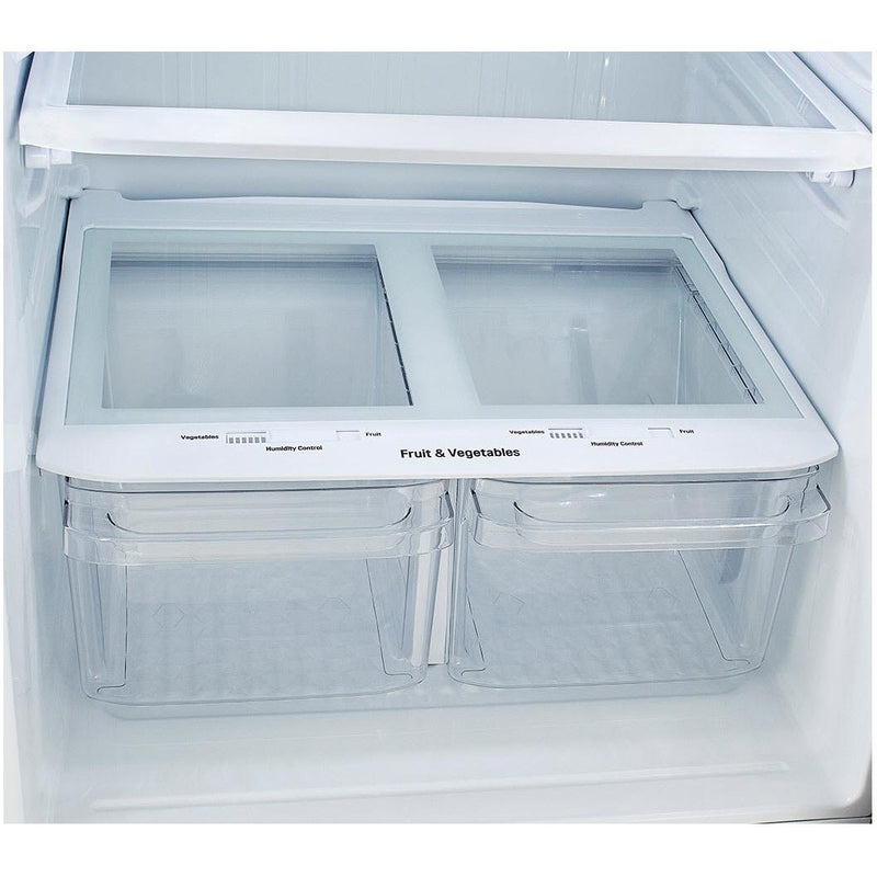 LG 30-inch, 20.2 cu.ft. Freestanding Top Freezer Refrigerator with Smart Diagnosis™ LTCS20020W IMAGE 12