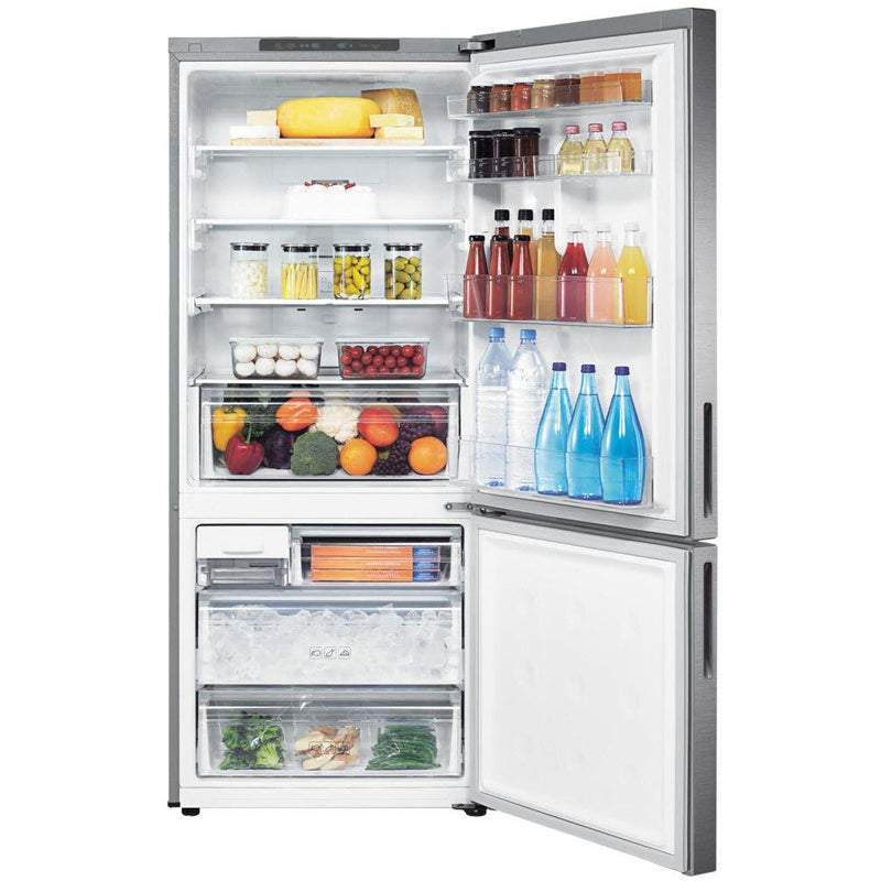 Samsung 28-inch, 15 cu.ft. Counter-Depth Bottom Freezer Refrigerator with Digital Inverter Technology RL1505SBASR/AA IMAGE 5