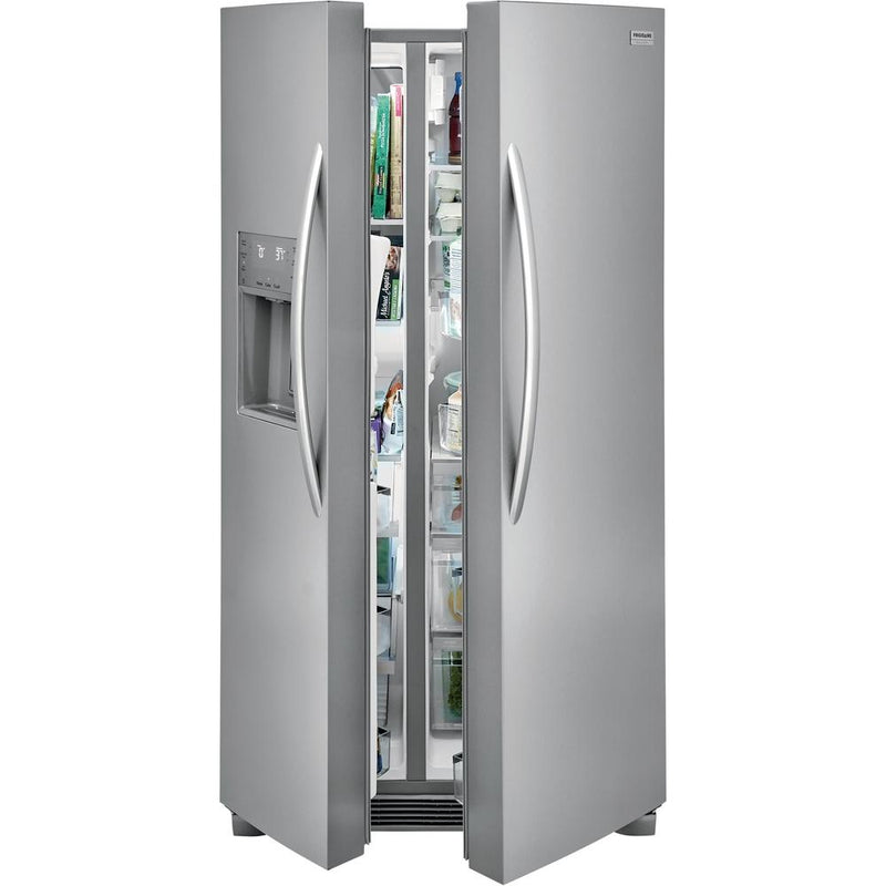 Frigidaire Gallery 36-inch, 25.6 cu.ft. Freestanding Side-by-Side Refrigerator with Ice and Water Dispensing System GRSS2652AF IMAGE 14