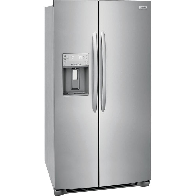 Frigidaire Gallery 36-inch, 25.6 cu.ft. Freestanding Side-by-Side Refrigerator with Ice and Water Dispensing System GRSS2652AF IMAGE 2