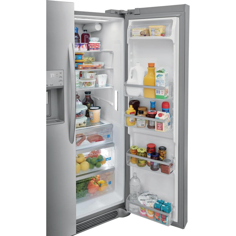 Frigidaire Gallery 36-inch, 25.6 cu.ft. Freestanding Side-by-Side Refrigerator with Ice and Water Dispensing System GRSS2652AF IMAGE 6