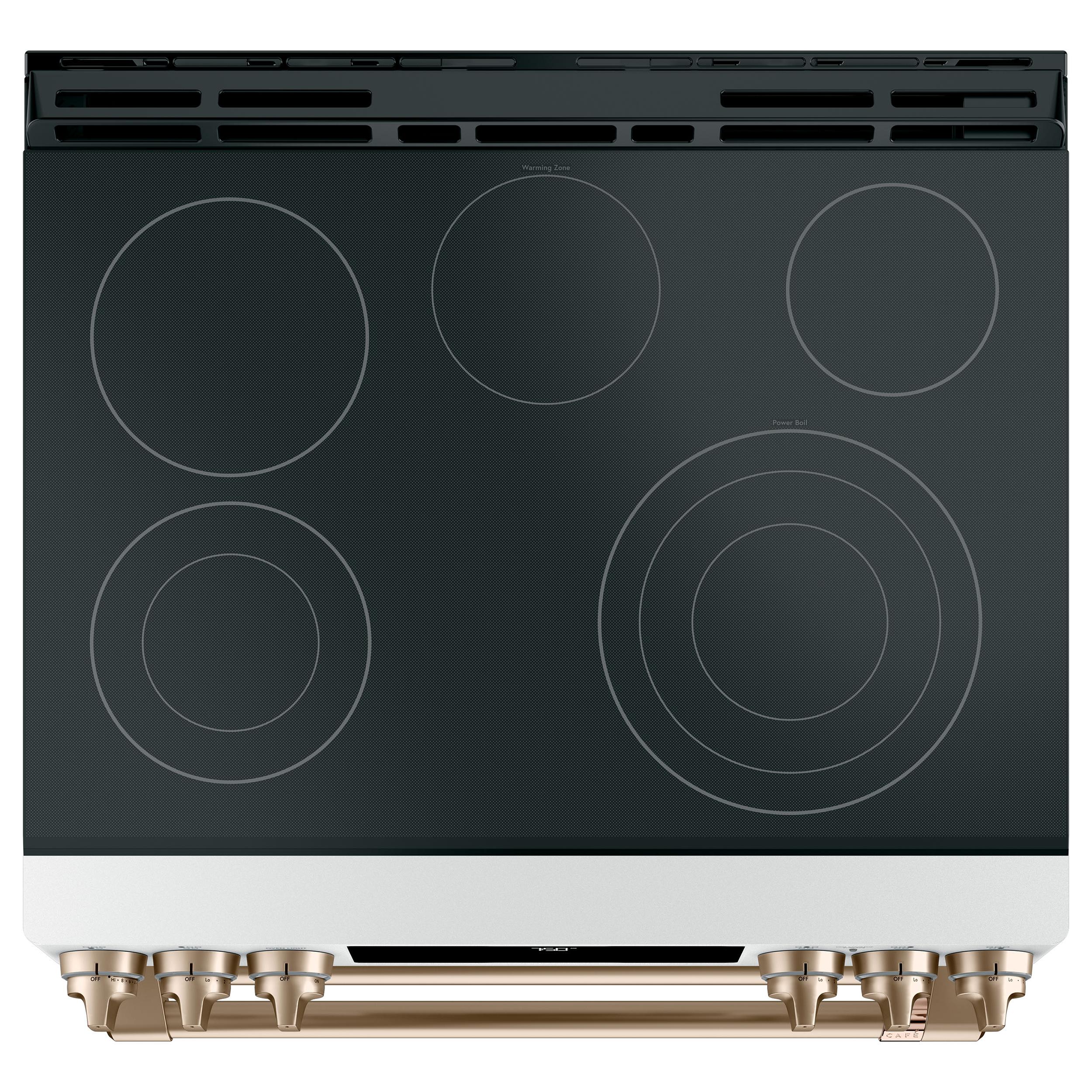 Café 30-inch Slide-in Electric Range with Convection CCES750P4MW2 IMAGE 2