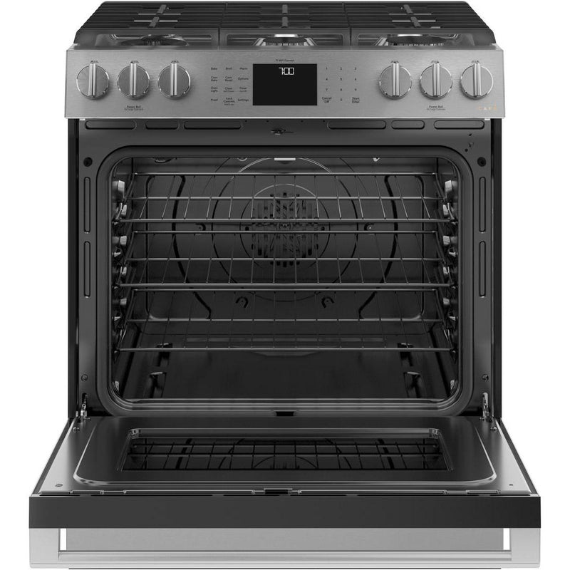 Café 30-inch Slide-in Gas Range with Convection Technology CCGS700M2NS5 IMAGE 2