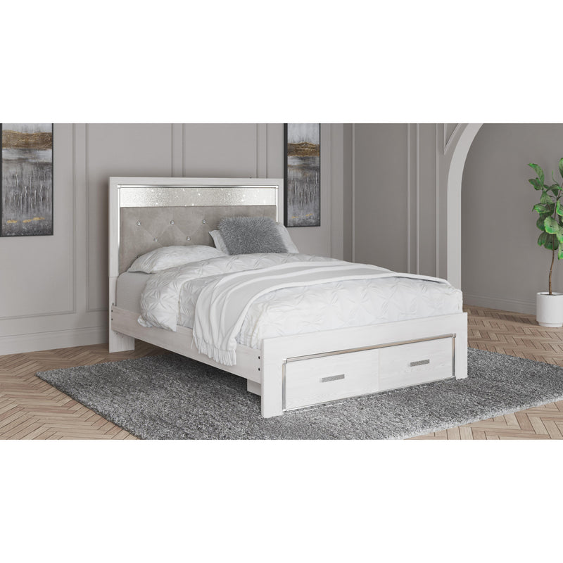 Signature Design by Ashley Altyra Queen Upholstered Panel Bed with Storage B2640-57/B2640-54S/B2640-95 IMAGE 6
