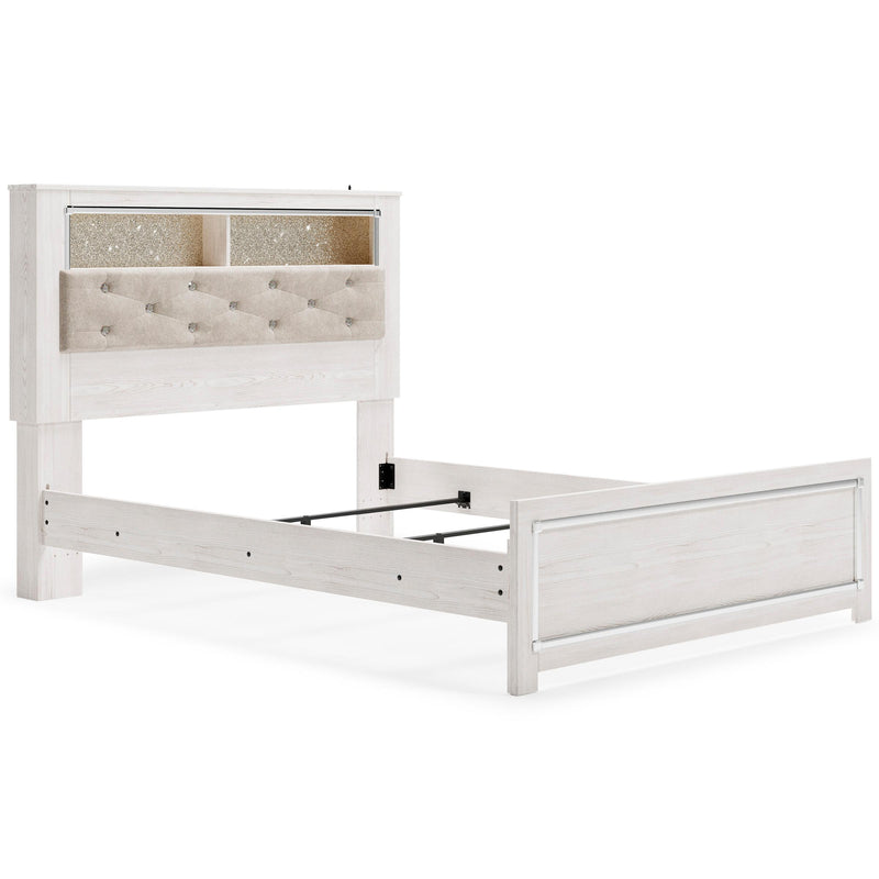 Signature Design by Ashley Altyra Queen Upholstered Bookcase Bed B2640-65/B2640-54/B2640-96 IMAGE 5