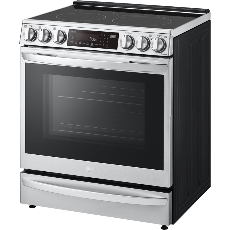 LG 30-inch Slide-In Electric Range with Air Fry LSEL6337F IMAGE 12