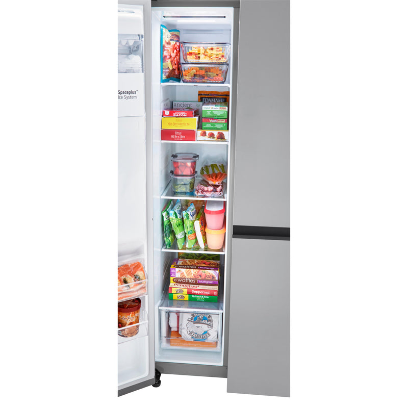 LG 36-inch, 27.2 cu.ft. Freestanding Side-by-Side Refrigerator with External Water and Ice Dispensing System LRSXS2706V IMAGE 5