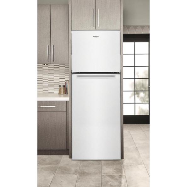Whirlpool 24-inch, 12.9 cu.ft. Freestanding Top Freezer Refrigerator WRT313CZLW IMAGE 12