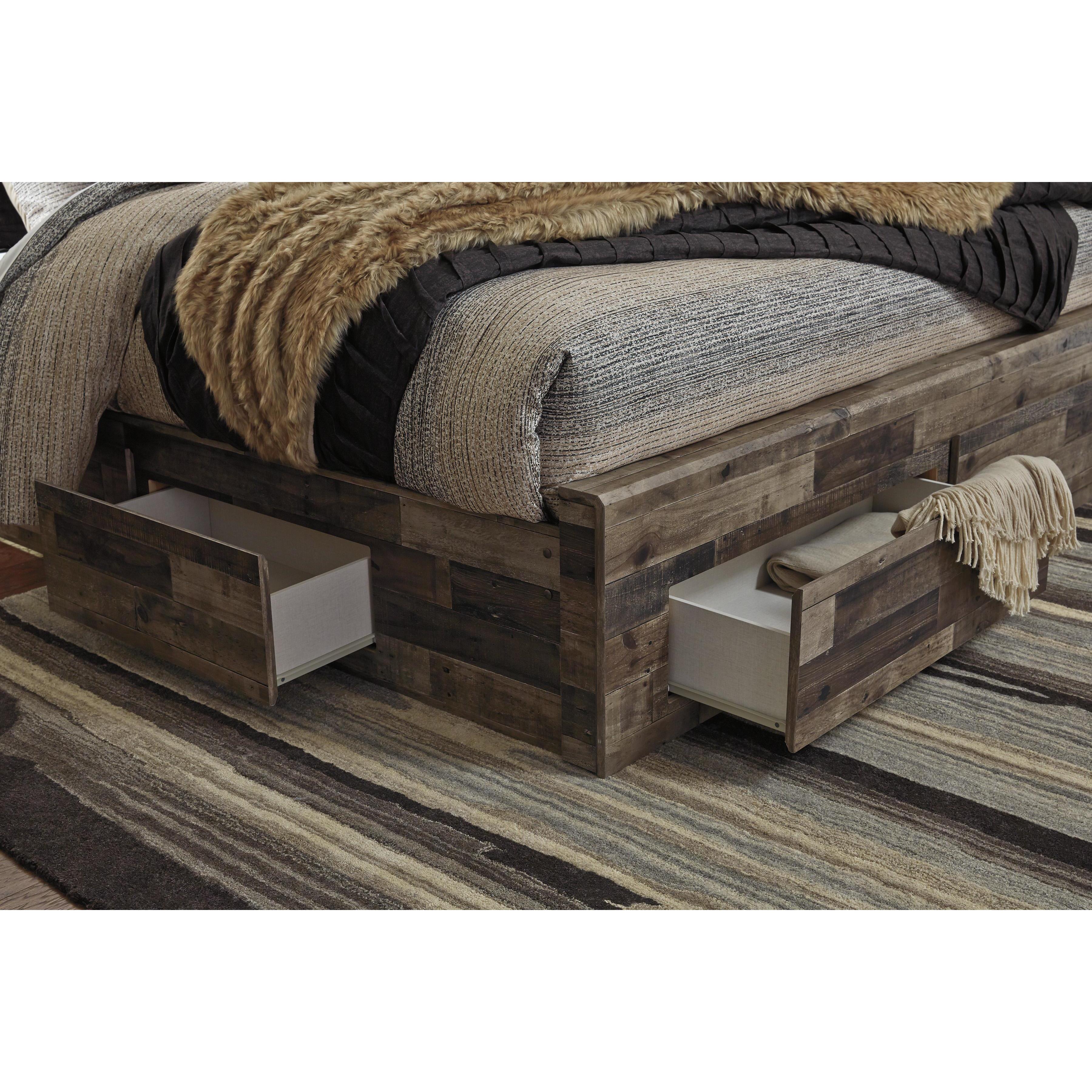 Benchcraft Derekson Queen Panel Bed with Storage B100-13/B200-57/B200-54S/B200-60/B200-95 IMAGE 4