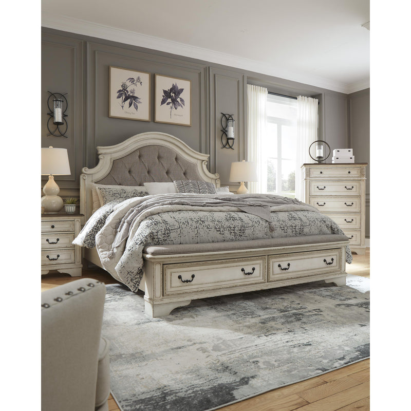Signature Design by Ashley Realyn Queen Upholstered Bed B743-57/B743-54S/B743-196 IMAGE 7