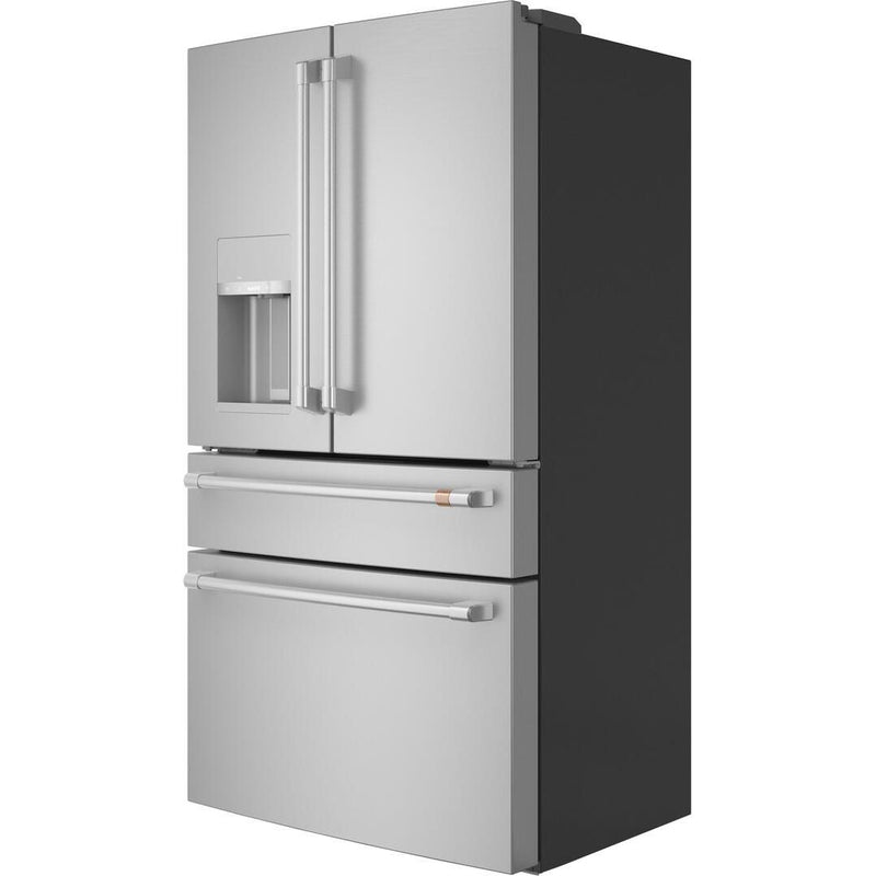Café 36-inch, 22.3 cu.ft. Counter-Depth French 4-Door Refrigerator with Wi-Fi CXE22DP2PS1 IMAGE 3