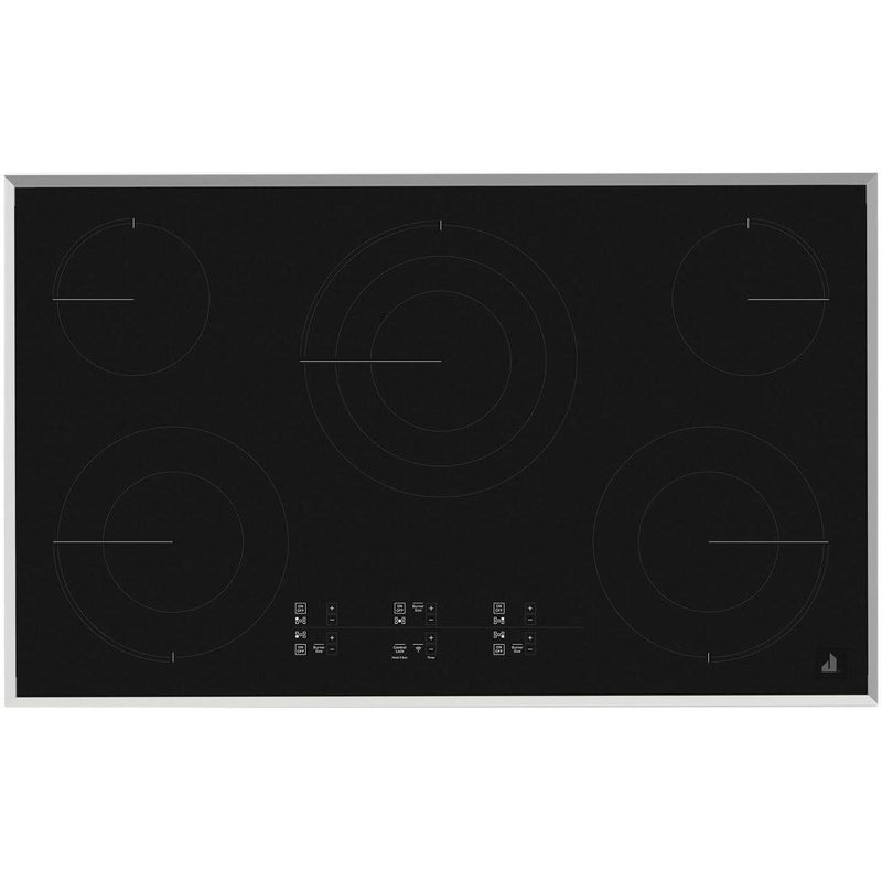 JennAir 36-inch Built-In Electric Cooktop with Emotive Controls JEC4536KS IMAGE 1