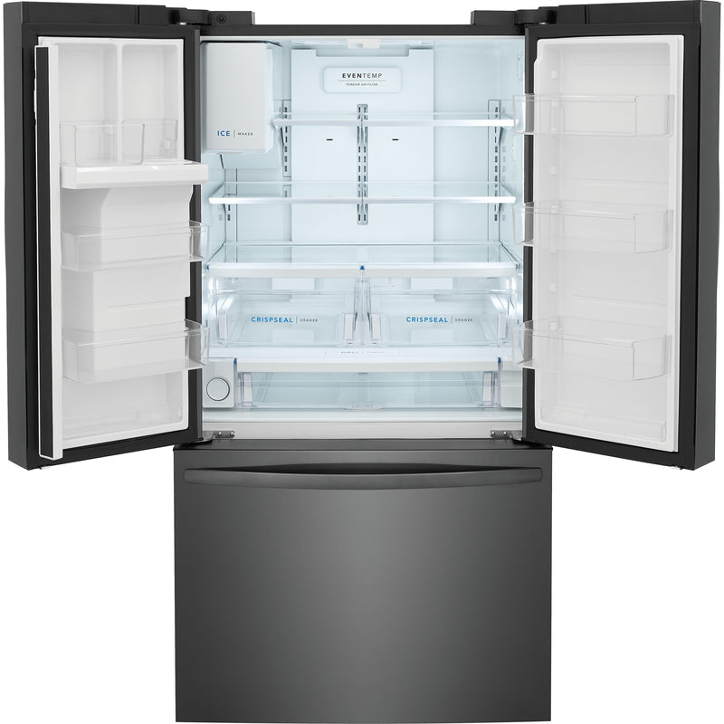 Frigidaire 36-inch, 27.8 cu. ft. French 3-Door Refrigerator with Dispenser FRFS2823AD IMAGE 2