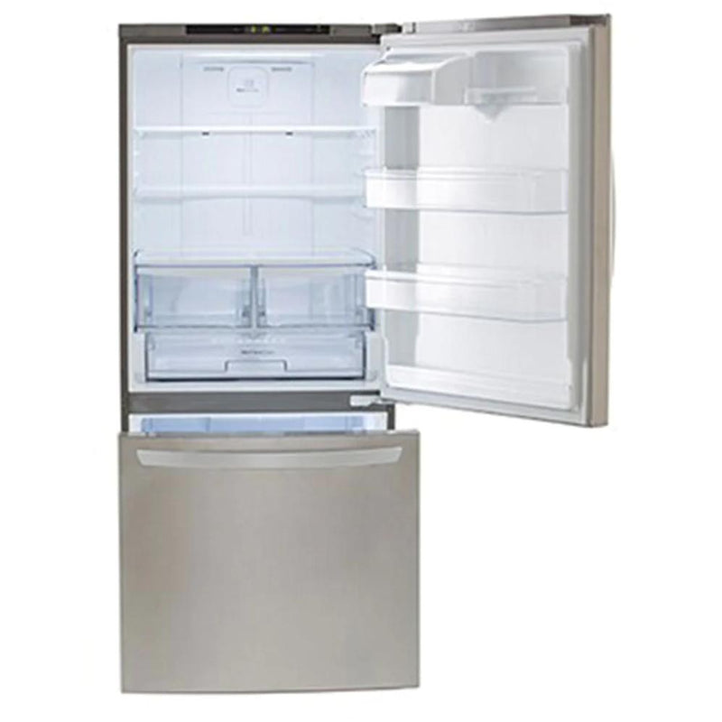 LG 30-inch, 22.1 cu.ft. Freestanding Bottom Freezer Refrigerator with Multi-Air Flow System LRDNS2200S IMAGE 2