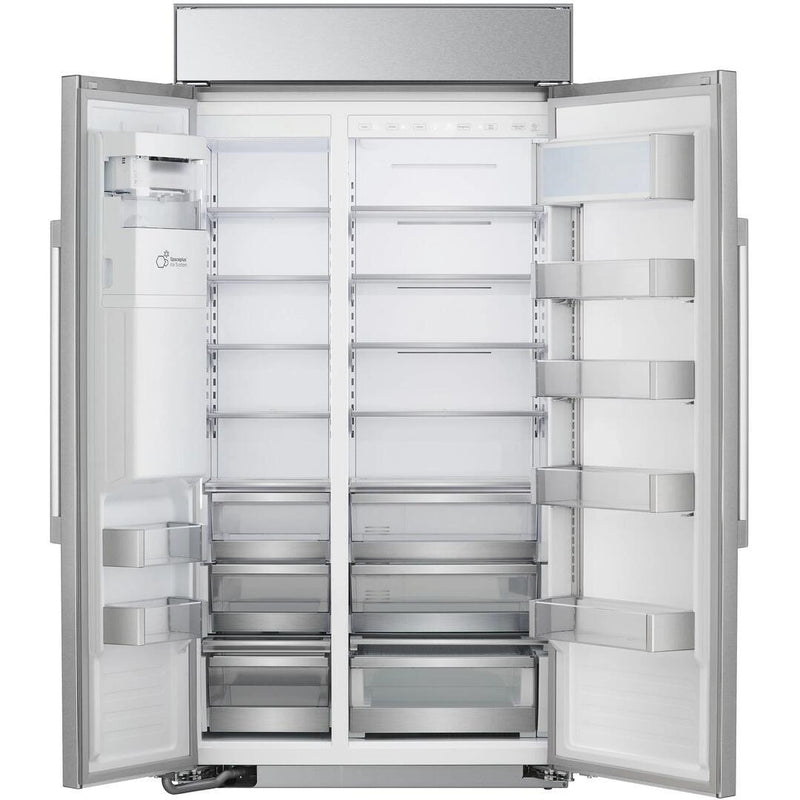 LG STUDIO 42-inch, 25.6 cu.ft. Built-in Side-by-Side Refrigerator with SpacePlus™ Ice System SRSXB2622S IMAGE 2