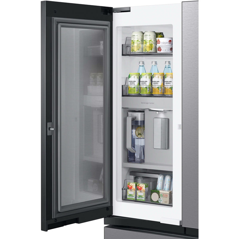 Samsung 36-inch, 24 cu.ft. Counter-Depth French 3-Door Refrigerator with Dual Ice Maker RF24BB6600QLAA IMAGE 8