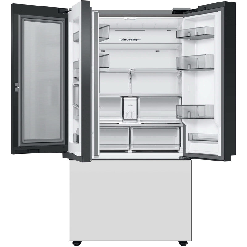 Samsung 36-inch, 24 cu.ft. Counter-Depth French 3-Door Refrigerator with Dual Ice Maker RF24BB6600AP/AA IMAGE 4