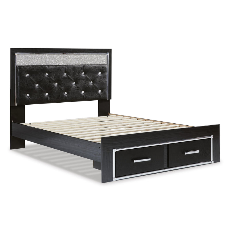 Signature Design by Ashley Kaydell Queen Upholstered Panel Bed with Storage B1420-157/B1420-54S/B1420-95/B100-13 IMAGE 4