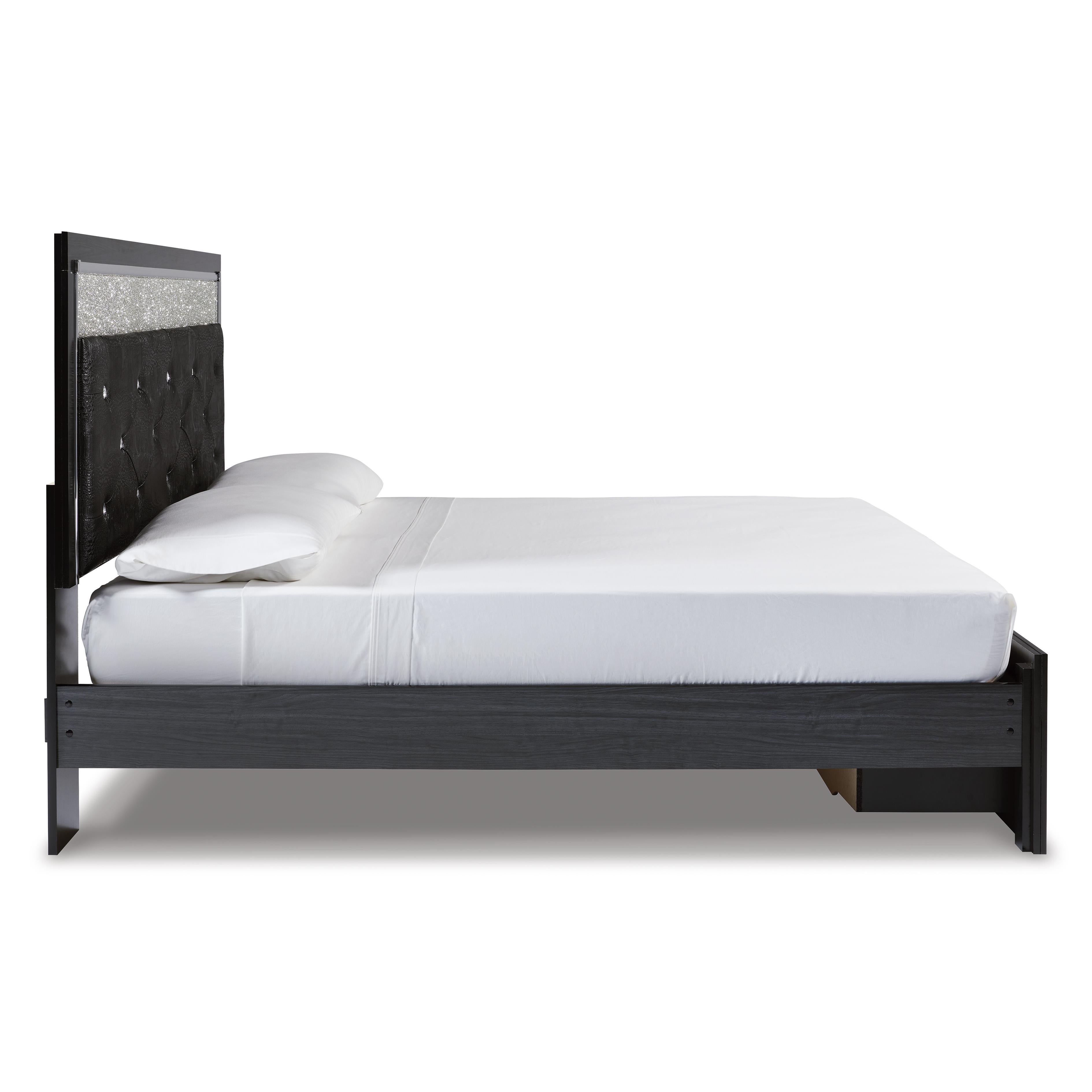Signature Design by Ashley Kaydell King Upholstered Panel Bed with Storage B1420-158/B1420-56S/B1420-95/B100-14 IMAGE 3