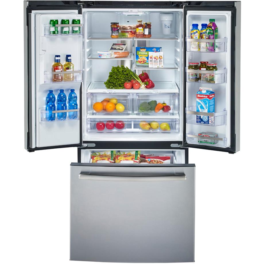 GE Profile 24.8 Cu. Ft. French 3-Door Refrigerator with Dispenser PFE24HYRKFS IMAGE 3