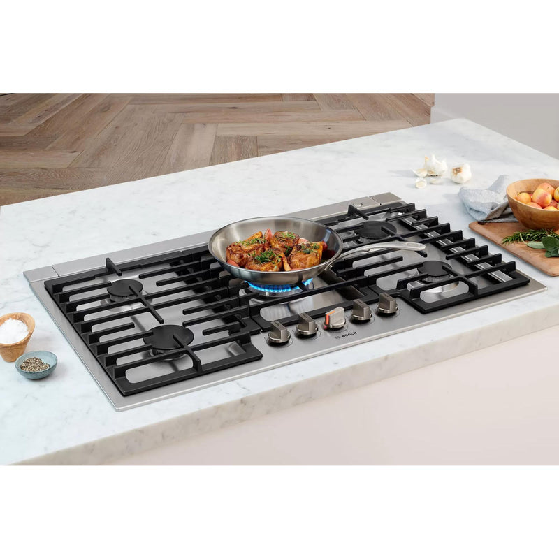 Bosch 36-inch 800 Series Gas Cooktop NGM8658UC IMAGE 8